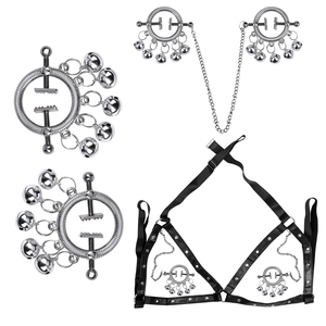 Cadenas para pezones, joyería de diamante con gargantilla, <span class=keywords><strong>Piercing</strong></span> para pezones de imitación, anillos, colgante de cristal, pezón, soga, Clip para el pecho, abrazadera para clítoris - Product Image 1
