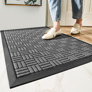 Tapis d'entrée en polypropylène gaufré 3D, caoutchouc antidérapant, résistant à la saleté, tapis d'entrée extérieur pour l'entrée de la maison - Product Image 2
