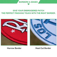 Patchs Personnalisés Brodés à Effet 3D Gonflé, Badges LOGO Thermocollants ou à Coudre pour Vêtements