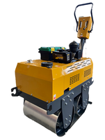 Compacteur à rouleaux vibratoire à double tambour haute efficacité MAXMACH, moteur diesel, rouleau compresseur routier à pneus avec moteur Changchai