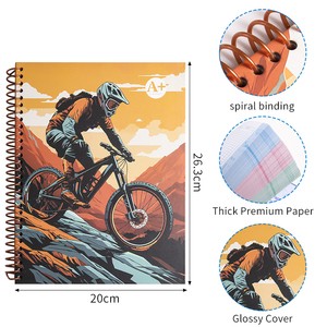 Ensemble de journal DIY <span class=keywords><strong>pour</strong></span> filles, format A5, reliure spirale, kit de scrapbooking, journal intime <span class=keywords><strong>pour</strong></span> adolescentes et enfants, artisanat fait main, papeterie, cadeau, couverture en papier - Product Image 5