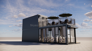Cafetería en Contenedor de 40 pies/20 pies, Restaurante/Bar en Contenedor Prefabricado con Panel Sándwich para Uso en Edificios de Oficinas - Product Image 5