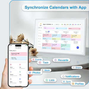 Smart Google Electronic Family Electronic Calendar Online Touch Screen Home Weekly Wall <strong>Digital</strong> Calendar Desktop Planner <strong>Display</strong> - Product Image 3