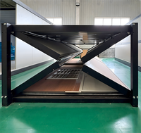 Nouvelle conception de maison préfabriquée pliable en conteneur, mini-maison à vendre, couleur personnalisée, maison mobile pliable préfabriquée