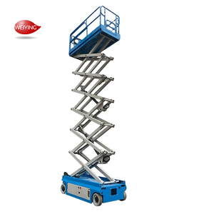 Plataforma Elevadora de Tijera Eléctrica de Alta Calidad de 10M, 12M, 14M, Plataforma Elevadora de Tijera Pequeña de 8M para Almacén - Product Image 1