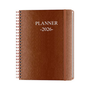 Cuaderno Ecológico Personalizado con Espiral de Cuero A5, Cubierta Impresa en CMYK para Uso en Oficina, Negocios y Escuela, Opción de Logotipo Personalizado - Product Image 1