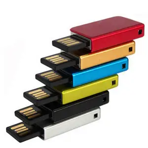 Stok baru Logo kustom tahan air USB 2.0 Mini logam Pendrive Flash Drive tersedia dalam 1GB 2GB 4GB 64GB 8GB 128GB kapasitas