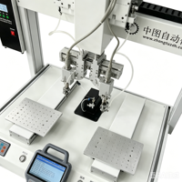 Máquina de Soldadura Automática de Doble Plataforma, Robot de Soldadura de Alta Eficiencia para PCB LED