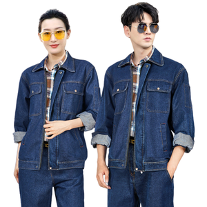 Conjunto de Traje de Trabajo <span class=keywords><strong>para</strong></span> Soldador - Traje de Soldadura Eléctrica Anti-Calor <span class=keywords><strong>para</strong></span> Hombre - <span class=keywords><strong>Ropa</strong></span> de Protección Laboral <span class=keywords><strong>para</strong></span> Trabajadores Eléctricos - Uniforme de Trabajo - Product Image 2