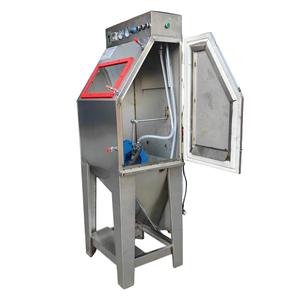 ETRUST 6050 Automatic High Efficiency Tumbler Wet Sand Blasting Machine with Pump Batch Small Metal Components Surface Treatment - Product Image 4