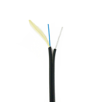 Autoportante 1/2/4/6/12 núcleo pequeña figura 8 cable de fibra exterior tipo redondo FTTH Cable de caída de fibra