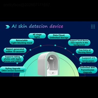 A 10 Seconds Fast Report Standing Skin Analysis Device Support 23 Languages AU Unlimited Cloud Storage Facial Tester Instrument