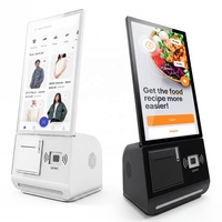 Quiosco de Autoservicio USW de 15.6 Pulgadas con Android 11, Terminal de Pago sin Contacto SDK para Cafeterías Inteligentes