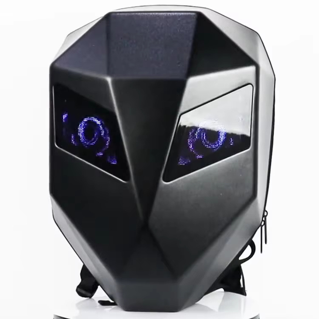 Led Riding Backpack Men Motorcycle Backpack Sports Personality Diy Knight Backpack for Men and Women Cool Fashion Bag Factory