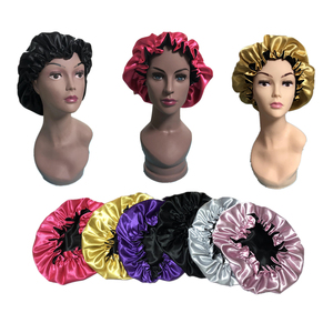 Bonnets de cheveux doux à double couche de qualité supérieure 100% avec lOGO - Product Image 5