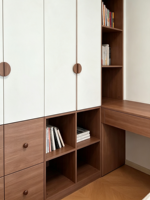 Armoires XINGRUO, meubles de chambre à coucher, armoire intégrée avec bibliothèque et bureau pour maison moderne