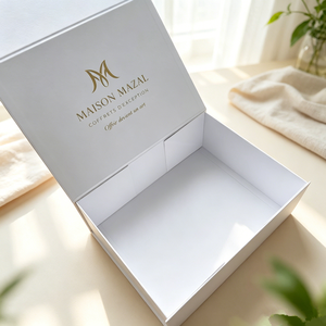 Premium White Magnetic Rigid Gift <b>Box</b>, Custom Logo Printed Foldable Cardboard <b>Box</b> for <b>Wedding</b> & Corporate Gifts - Product Image 6