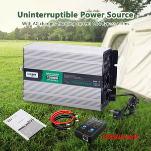 CE סימן כוח מהפך פסק UPS ספק כוח <span class=keywords><strong>1000W</strong></span> dc ac כבוי רשת חשמל מהפך עם טעינת פונקציה, USB יציאת - Product Image 3