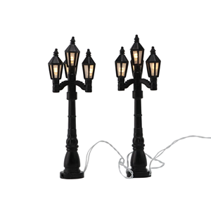 Sáng Tạo Cảnh Trang Trí Giáng Sinh Lightsl 1:12 Búp Bê Nhà Đồ Chơi Mini Đèn Đường Chế Độ Giáng Sinh Đèn Đường - Product Image 1