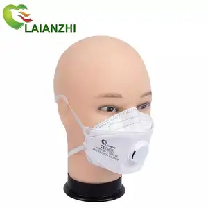 LAIANZHI CE-Zertifiziert für Marke FFP3 YXP311 Fischförmige Komfortable <span class=keywords><strong>4</strong></span>-lagige Vliesstoff-Meltblown-Staubmaske mit Ventil - Product Image 1