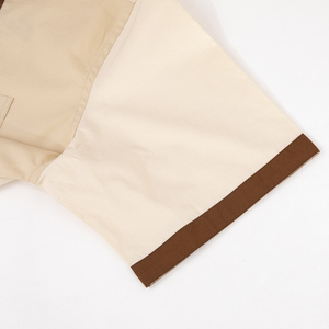 カスタム刺Embroideryボウリングコントラストカラーキューバ襟メンズシャツ - Product Image 5