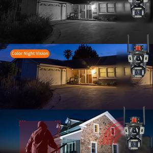 <span class=keywords><strong>Caméra</strong></span> <span class=keywords><strong>d</strong></span>ôme Wi-Fi couleur étanche IP66 Capteur CMOS à résolution 4K Sirène intégrée Options de <span class=keywords><strong>d</strong></span>étection de visage <span class=keywords><strong>Endoscope</strong></span> extérieur - Product Image 5