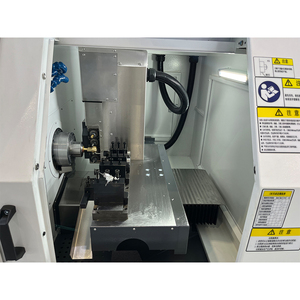 SL32 tốc độ cao chính xác nhỏ <span class=keywords><strong>CNC</strong></span> <span class=keywords><strong>Lathe</strong></span> torno <span class=keywords><strong>CNC</strong></span> giường phẳng kim loại trung tâm chuyển - Product Image 4