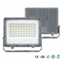 Projecteur mural étanche IP65, éclairage extérieur pour cour, projecteur LED 50W