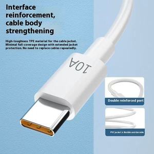 <span class=keywords><strong>Cable</strong></span> de <span class=keywords><strong>Carga</strong></span> Rápida Tipo-C de 120W para Teléfono Móvil, Universal para Glory, con Revestimiento de PVC, Gran Venta - Product Image 5
