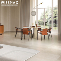 Meubles WISEMAX meubles de maison minimalistes modernes lumière luxe cadre en bois de frêne selle chaise de salle à manger en cuir pour salle à manger hôtel