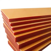 Plaque en bakélite rouge orangé haute dureté, épaisseur 5mm/10mm/20mm, découpe sur mesure pour pièces d'isolation de gabarits de test