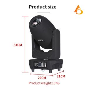 Venta al por Mayor de Luz Estroboscópica LED de 250w con Cabezal Móvil, Luz de Zoom con Cabezal Móvil RGB 3 en 1 - Product Image 5