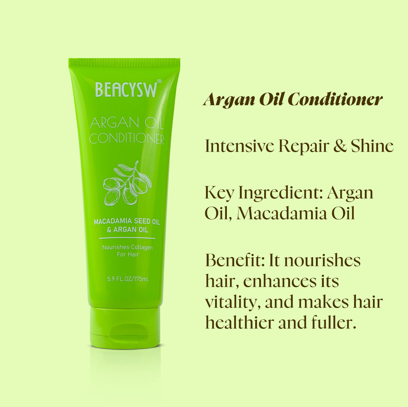 Après-shampoing Intensif Réparateur &amp; Éclat à l'Huile d'Argan