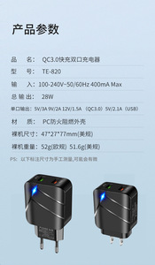 PD ที่ชาร์จเร็ว20W สำหรับ EU US UK <span class=keywords><strong>หัว</strong></span>อะแดปเตอร์หลายพอร์ตสำหรับชาร์จ5V3A iPhone หูฟังไฟฟ้า - Product Image 4