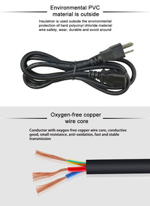 Câble d'alimentation SIPU en cuivre, prise australienne 3 broches, extrémités Nema et IEC, 10A 250V AC, pour ordinateur portable, appareils électroménagers - Product Image 2