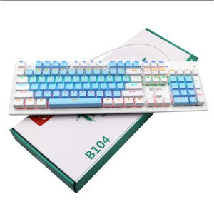 Bioie B104 Mechanical <b>Keyboard</b> English <b>Wired</b> Gaming <b>Keyboard</b> With Colorful Keycaps For Universal Use - Product Image 1