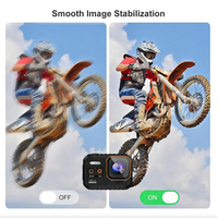 Caméra d'action 4K avec télécommande, écran HD 2 pouces, pour vlog de voyage, enregistrement vidéo, compatible téléphone portable, WiFi, pour cyclisme, navigation, étanche, caméra de sport