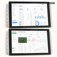 Terminal de Agricultura Inteligente HMI con Pantalla de Monitoreo SCADA, Android Todo en Uno, Montaje Empotrado, 7/10.1/15.6/21.5 Pulgadas, RK3562 RK3568