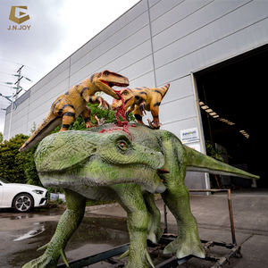 AD-05 Zigong Factory Animatronic Dinosaurio Jurásico Dino Mundo Lguanodon VS <span class=keywords><strong>Deinonychus</strong></span> - Product Image 3