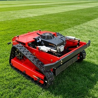 Tondeuse à gazon sans fil à télécommande 4 temps, hauteur de coupe réglable, qualité professionnelle industrielle pour petits jardins