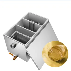 Industrial Commercial Stainless Steel Grease Trap Oil Interceptor Stainless Steel Restaurant Auto Under Sink Oil Water Separator