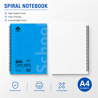 Carnet à spirale A4 à couverture rigide, reliure double spirale, bloc-notes personnalisable, approvisionnement en gros direct usine