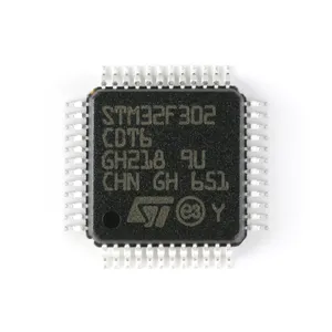 ชิ้นส่วนอิเล็กทรอนิกส์ hxc STM32F302CBT6 LQFP-48 ไมโครคอนโทรลเลอร์ MCU STM32F302CBT6 วงจรรวม ไอซีอื่นๆ - Product Image 1