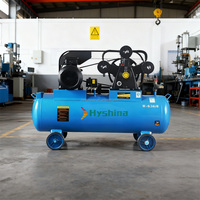 Compresseur d'air à piston électrique de petite taille à entraînement par courroie 15HP 11kW 8bar 10bar 1,6m³/min Réservoir de 270L Machine industrielle portable robuste