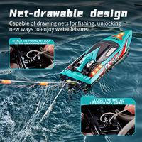 Usine 55 km/h une clé découplage automatique 2.4G veilleuse Yachts intelligents moteur sans balais RC bateau à voile