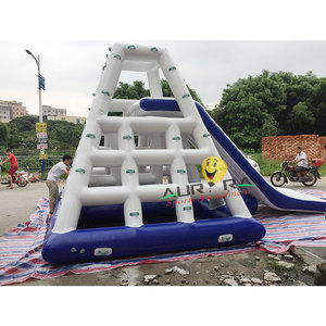 Parque Acuático Inflable con Tobogán Triangular, <span class=keywords><strong>Torre</strong></span> <span class=keywords><strong>de</strong></span> Escalada, <span class=keywords><strong>Torre</strong></span> <span class=keywords><strong>de</strong></span> Salto Flotante, Uso Residencial, Material <span class=keywords><strong>de</strong></span> PVC - Product Image 6