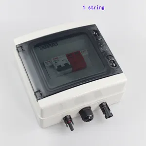 Combiner Box Photovoltaic DC Combiner Box Single In And Single Out Wall Mounted IP65 With Intelligent