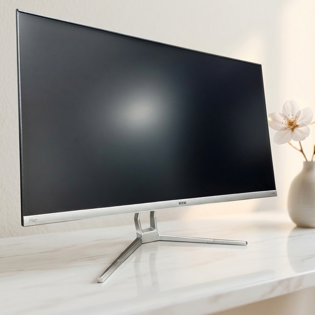 Yingtouch X27 White 27 Inch High Contrast Delicate Color Reproduction PC Screen Gaming Desktop Computer Monitor