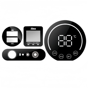 Panel de Control Acrílico Personalizado OEM, Interruptor Táctil Inteligente Irrompible, Película Protectora Gráfica Frontal, Embalaje con Adhesivo, Corte - Product Image 1