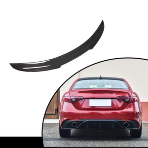 Convient pour Alfa Romeo Giulia 2017-2020 becquet de coffre arrière en Fiber de carbone - Product Image 1